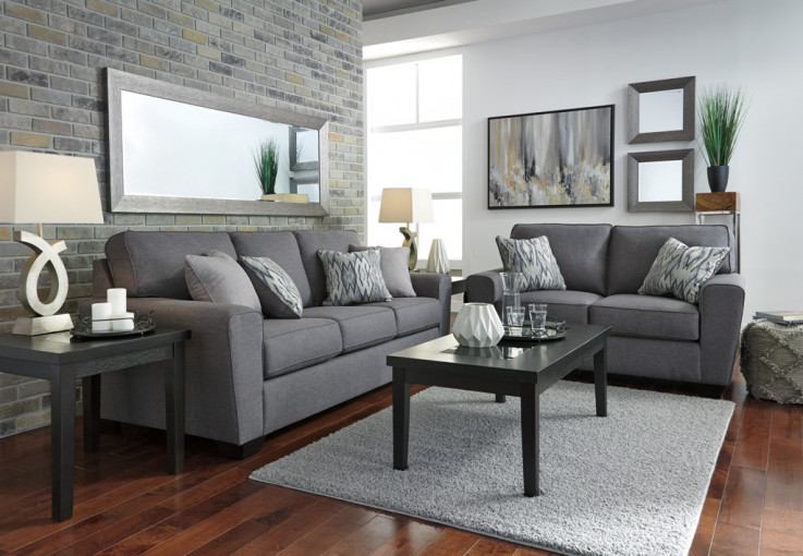 CALION 2 SEAT SOFA – GUNMETAL