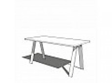 PROTON DESK 1500×750 WHITE/WHITE