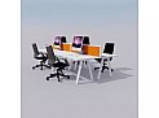 PROTON DESK 1500×750 WHITE/WHITE